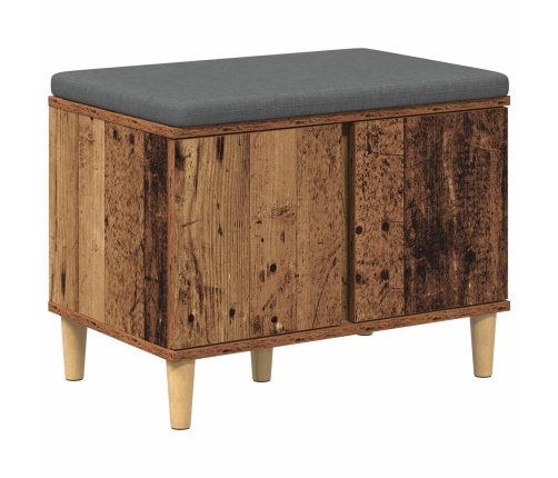 Zāles Sols Ar Spilvenu Ar Uzglabāšanu Vecs Koks 60 X 38 X 46 Cm Vidaxl