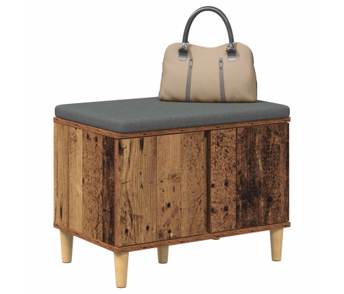 Zāles Sols Ar Spilvenu Ar Uzglabāšanu Vecs Koks 60 X 38 X 46 Cm Vidaxl