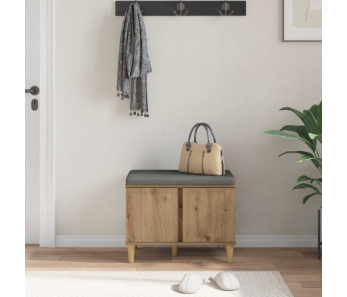 Zāles Sols Ar Spilvenu Ar Durvīm Artisānā Ozols 60 X 38 X 46 Cm Vidaxl