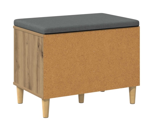 Zāles Sols Ar Spilvenu Ar Durvīm Artisānā Ozols 60 X 38 X 46 Cm Vidaxl