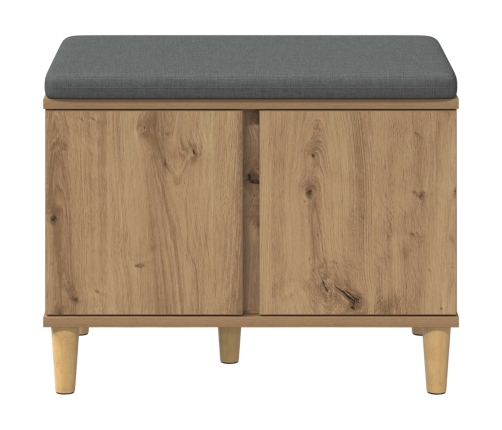 Zāles Sols Ar Spilvenu Ar Durvīm Artisānā Ozols 60 X 38 X 46 Cm Vidaxl