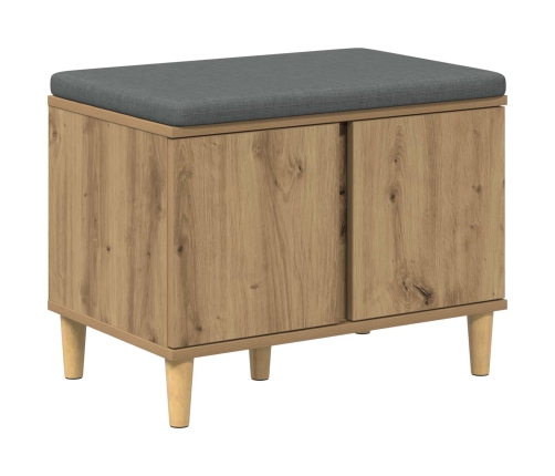 Zāles Sols Ar Spilvenu Ar Durvīm Artisānā Ozols 60 X 38 X 46 Cm Vidaxl