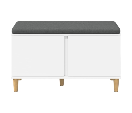 Zāles Sols Ar Spilvenu Ar Uzglabāšanu Balts 60 X 38 X 46 Cm Vidaxl