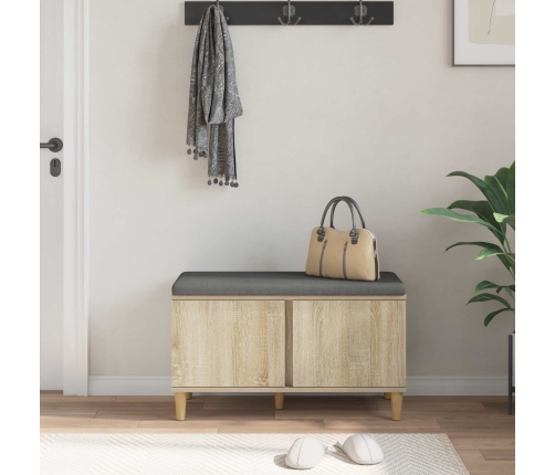 Zāles Sols Ar Spilvenu Ar Durvīm Sonoma Ozols 60 X 38 X 46 Cm Vidaxl