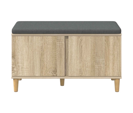 Zāles Sols Ar Spilvenu Ar Durvīm Sonoma Ozols 60 X 38 X 46 Cm Vidaxl