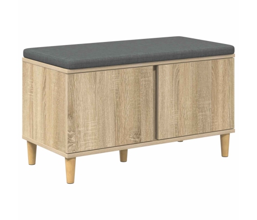 Zāles Sols Ar Spilvenu Ar Durvīm Sonoma Ozols 60 X 38 X 46 Cm Vidaxl