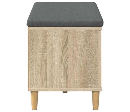 Zāles Sols Ar Spilvenu Ar Durvīm Sonoma Ozols 60 X 38 X 46 Cm Vidaxl