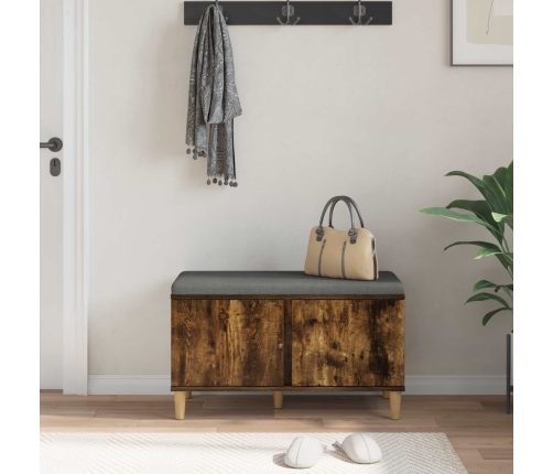 Zāles Sols Ar Spilvenu Ar Durvīm Dūmaka Ozols 60 X 38 X 46 Cm Vidaxl