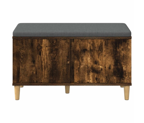 Zāles Sols Ar Spilvenu Ar Durvīm Dūmaka Ozols 60 X 38 X 46 Cm Vidaxl