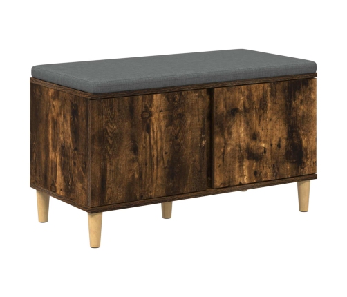 Zāles Sols Ar Spilvenu Ar Durvīm Dūmaka Ozols 60 X 38 X 46 Cm Vidaxl