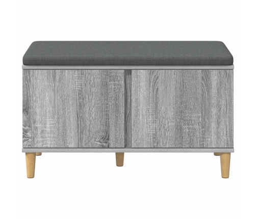 Zāles Sols Ar Spilvenu Ar Durvīm Pelēks Sonoma 60 X 38 X 46 Cm Vidaxl