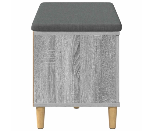 Zāles Sols Ar Spilvenu Ar Durvīm Pelēks Sonoma 60 X 38 X 46 Cm Vidaxl