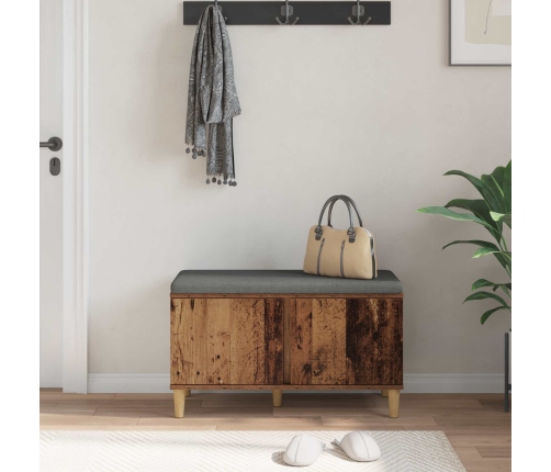 Zāles Sols Ar Spilvenu Ar Uzglabāšanu Vecs Koks 60 X 38 X 46 Cm Vidaxl