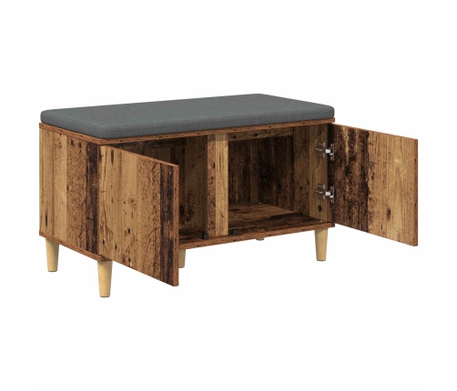 Zāles Sols Ar Spilvenu Ar Uzglabāšanu Vecs Koks 60 X 38 X 46 Cm Vidaxl