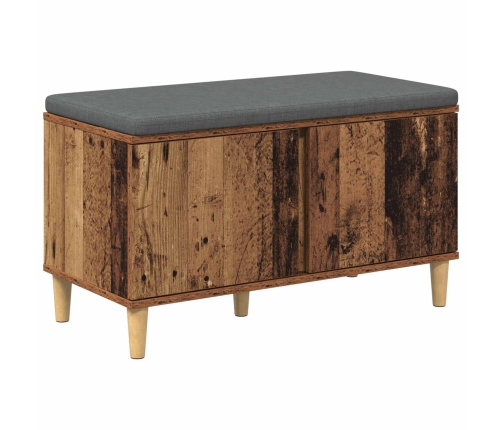 Zāles Sols Ar Spilvenu Ar Uzglabāšanu Vecs Koks 60 X 38 X 46 Cm Vidaxl