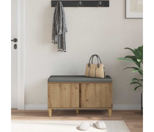 Zāles Sols Ar Spilvenu Ar Durvīm Artisānā Ozols 60 X 38 X 46 Cm Vidaxl