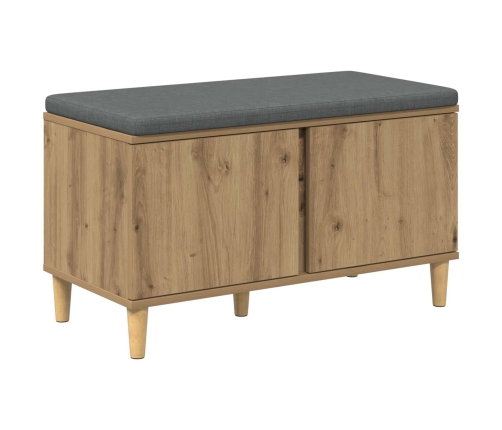 Zāles Sols Ar Spilvenu Ar Durvīm Artisānā Ozols 60 X 38 X 46 Cm Vidaxl