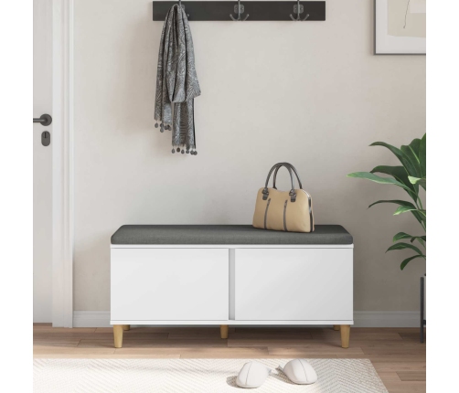 Zāles Sols Ar Spilvenu Ar Uzglabāšanu Balts 60 X 38 X 46 Cm Vidaxl