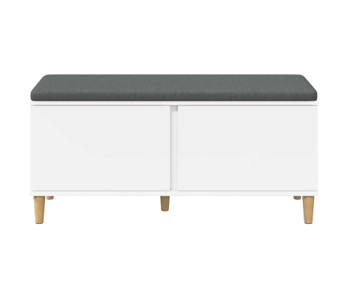 Zāles Sols Ar Spilvenu Ar Uzglabāšanu Balts 60 X 38 X 46 Cm Vidaxl