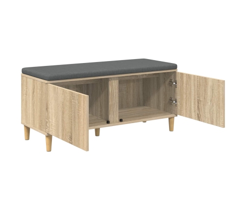 Zāles Sols Ar Spilvenu Ar Durvīm Sonoma Ozols 60 X 38 X 46 Cm Vidaxl