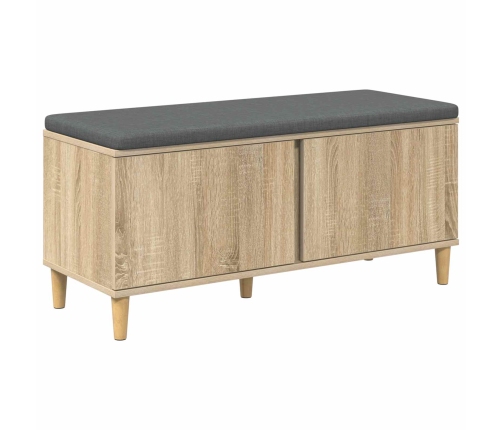 Zāles Sols Ar Spilvenu Ar Durvīm Sonoma Ozols 60 X 38 X 46 Cm Vidaxl