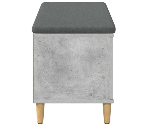 Zāles Sols Ar Spilvenu Ar Durvīm Betona Pelēks 60 X 38 X 46 Cm Vidaxl