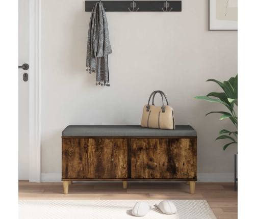 Zāles Sols Ar Spilvenu Ar Durvīm Dūmaka Ozols 60 X 38 X 46 Cm Vidaxl