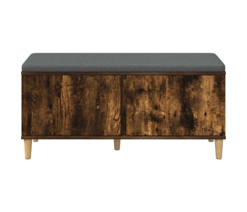 Zāles Sols Ar Spilvenu Ar Durvīm Dūmaka Ozols 60 X 38 X 46 Cm Vidaxl