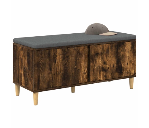 Zāles Sols Ar Spilvenu Ar Durvīm Dūmaka Ozols 60 X 38 X 46 Cm Vidaxl