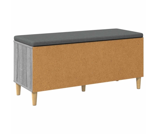 Zāles Sols Ar Spilvenu Ar Durvīm Pelēks Sonoma 60 X 38 X 46 Cm Vidaxl