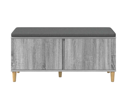 Zāles Sols Ar Spilvenu Ar Durvīm Pelēks Sonoma 60 X 38 X 46 Cm Vidaxl