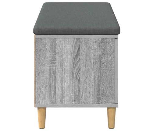 Zāles Sols Ar Spilvenu Ar Durvīm Pelēks Sonoma 60 X 38 X 46 Cm Vidaxl