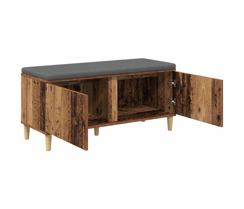 Zāles Sols Ar Spilvenu Ar Uzglabāšanu Vecs Koks 60 X 38 X 46 Cm Vidaxl