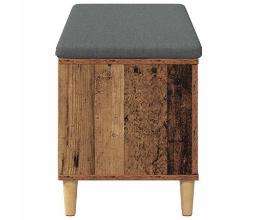 Zāles Sols Ar Spilvenu Ar Uzglabāšanu Vecs Koks 60 X 38 X 46 Cm Vidaxl