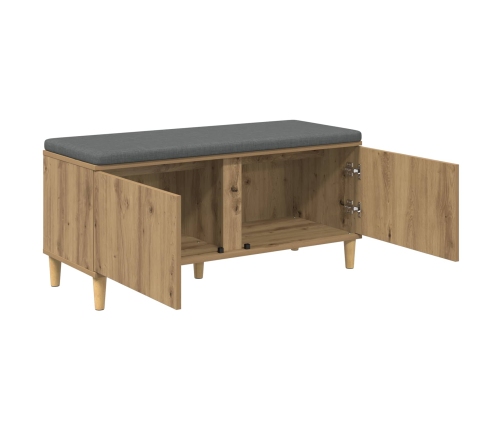 Zāles Sols Ar Spilvenu Ar Durvīm Artisānā Ozols 60 X 38 X 46 Cm Vidaxl