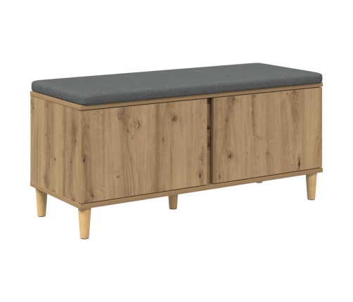 Zāles Sols Ar Spilvenu Ar Durvīm Artisānā Ozols 60 X 38 X 46 Cm Vidaxl