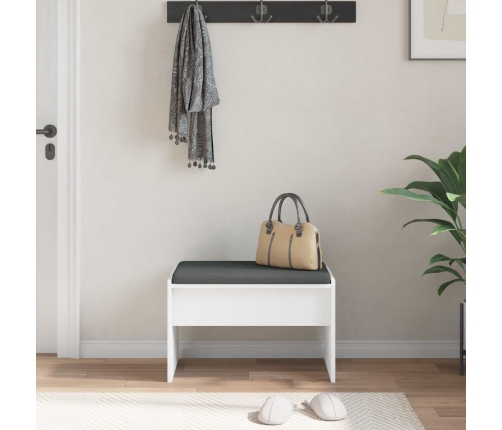 Zāles Sols Ar Spilvenu Balts 63 X 38 X 40 Cm Vidaxl