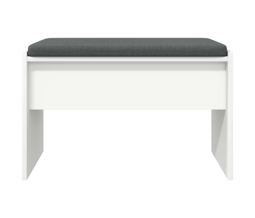 Zāles Sols Ar Spilvenu Balts 63 X 38 X 40 Cm Vidaxl