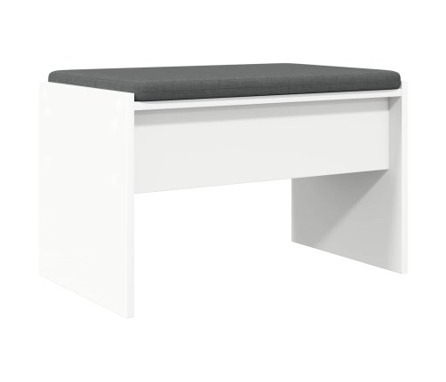 Zāles Sols Ar Spilvenu Balts 63 X 38 X 40 Cm Vidaxl