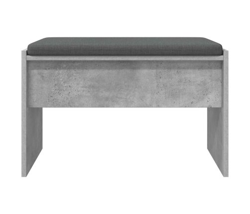 Zāles Sols Ar Spilvenu Betona Pelēks 63 X 38 X 40 Cm Vidaxl