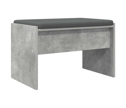 Zāles Sols Ar Spilvenu Betona Pelēks 63 X 38 X 40 Cm Vidaxl