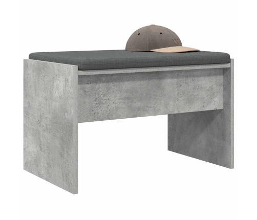 Zāles Sols Ar Spilvenu Betona Pelēks 63 X 38 X 40 Cm Vidaxl