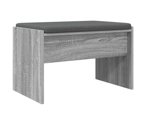 Zāles Sols Ar Spilvenu Pelēks Sonoma 63 X 38 X 40 Cm Vidaxl