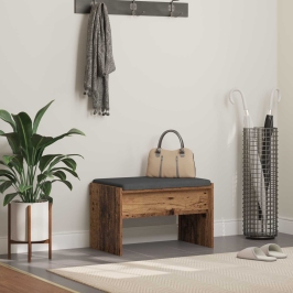 Zāles Sols Ar Spilvenu Vecs Koks 63 X 38 X 40 Cm Vidaxl