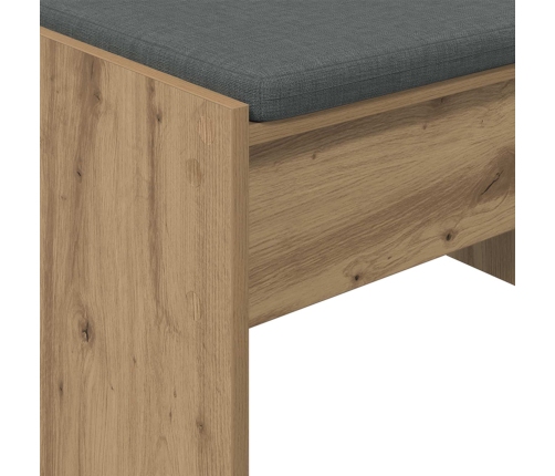 Zāles Sols Ar Spilvenu Artisānā Ozols 63 X 38 X 40 Cm Vidaxl