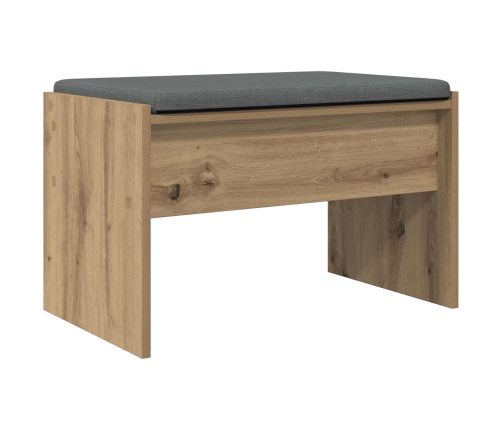 Zāles Sols Ar Spilvenu Artisānā Ozols 63 X 38 X 40 Cm Vidaxl