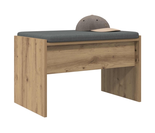 Zāles Sols Ar Spilvenu Artisānā Ozols 63 X 38 X 40 Cm Vidaxl