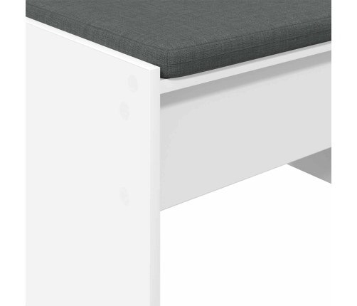 Zāles Sols Ar Spilvenu Balts 80 X 38 X 46 Cm Vidaxl