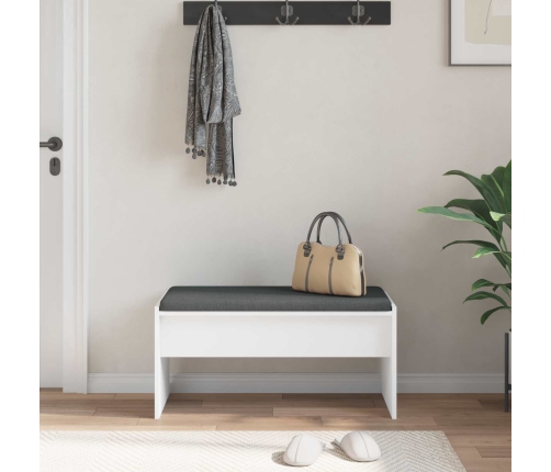 Zāles Sols Ar Spilvenu Balts 80 X 38 X 46 Cm Vidaxl