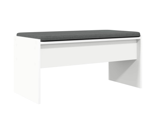 Zāles Sols Ar Spilvenu Balts 80 X 38 X 46 Cm Vidaxl